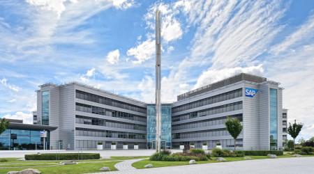 SAP Hauptsitz Au&szlig;enschuss (Quelle: SAP SE / Stephan Daub)