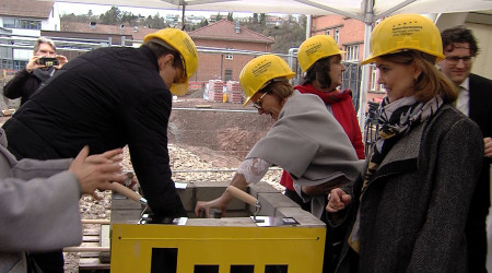 Grundsteinlegung Frauenklinik (Quelle: BWeins)