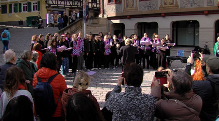 Marktspektakel internationaler Frauentag T&uuml;bingen (Quelle: BWeins)